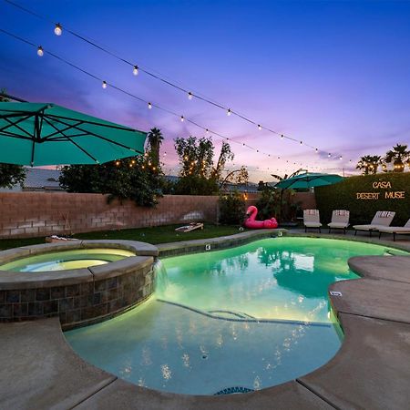 Casa Desert Muse With Heated Pool Spa Firepit Mini Golf And Games Индио Экстерьер фото