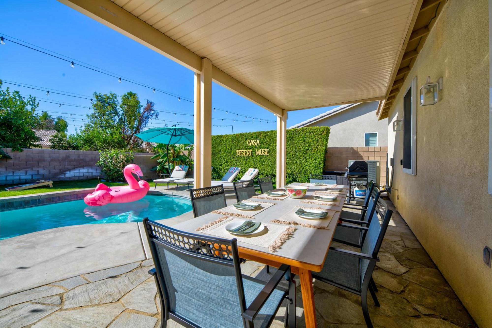 Casa Desert Muse With Heated Pool Spa Firepit Mini Golf And Games Индио Экстерьер фото