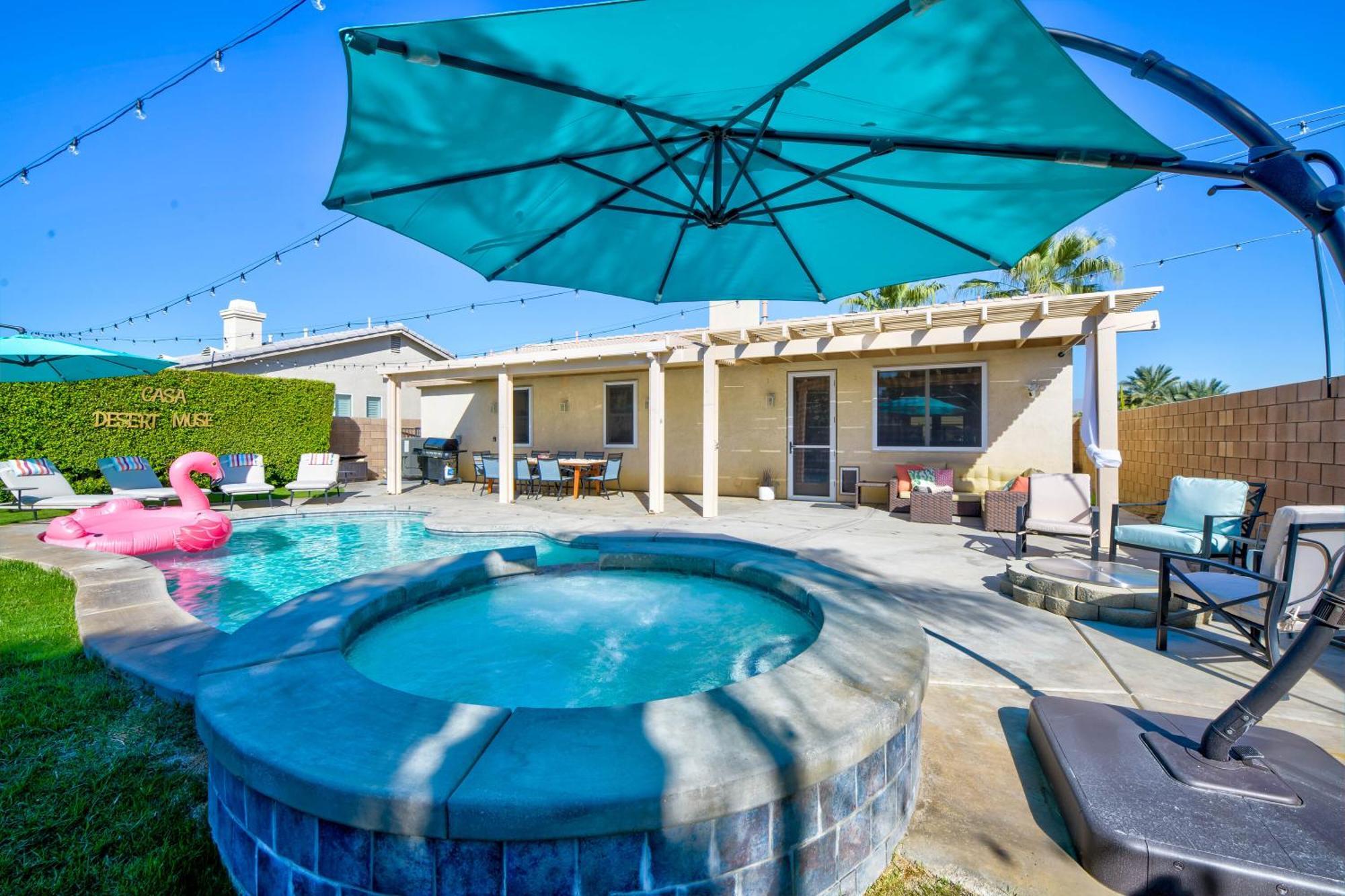 Casa Desert Muse With Heated Pool Spa Firepit Mini Golf And Games Индио Экстерьер фото