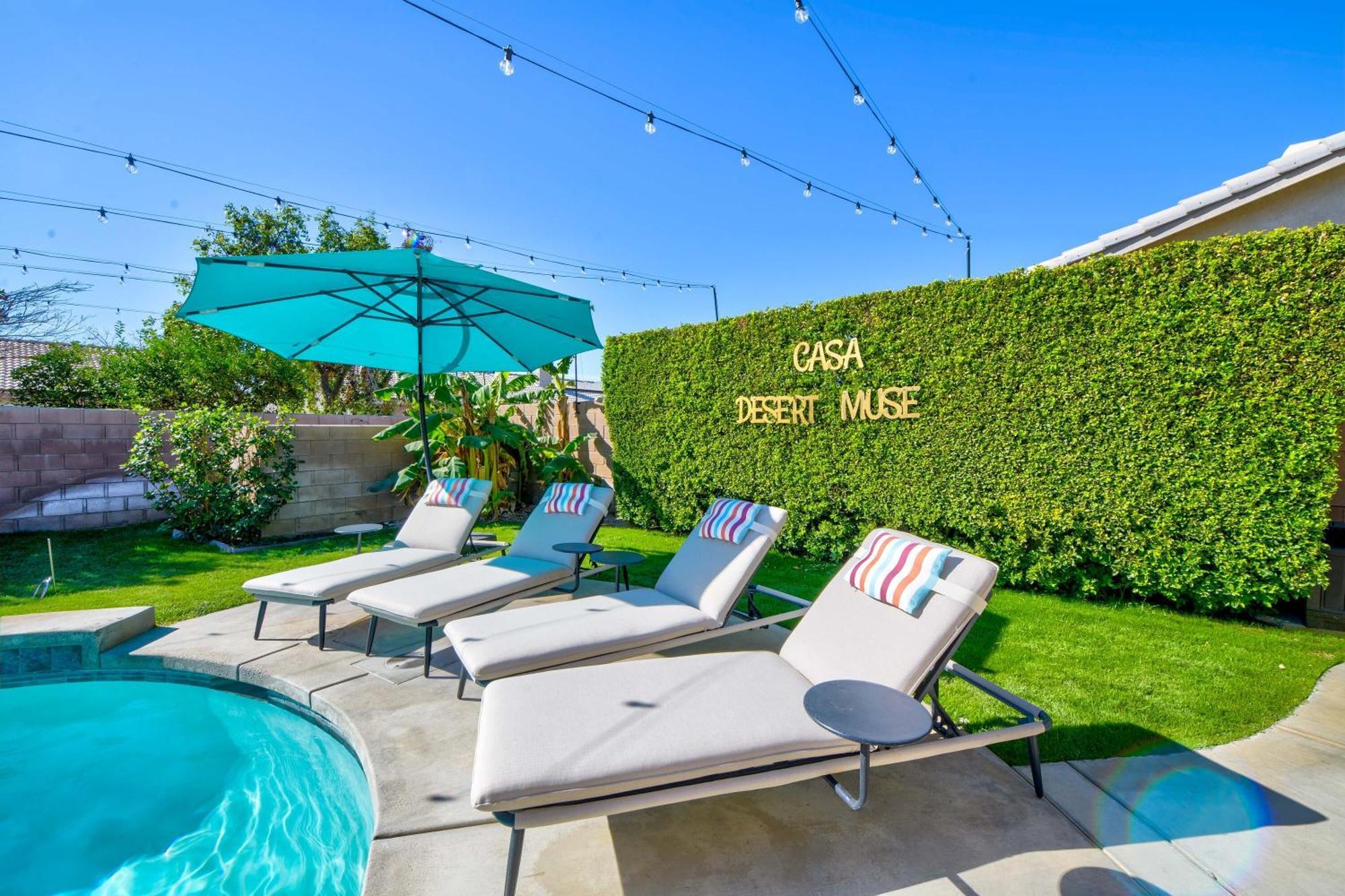 Casa Desert Muse With Heated Pool Spa Firepit Mini Golf And Games Индио Экстерьер фото