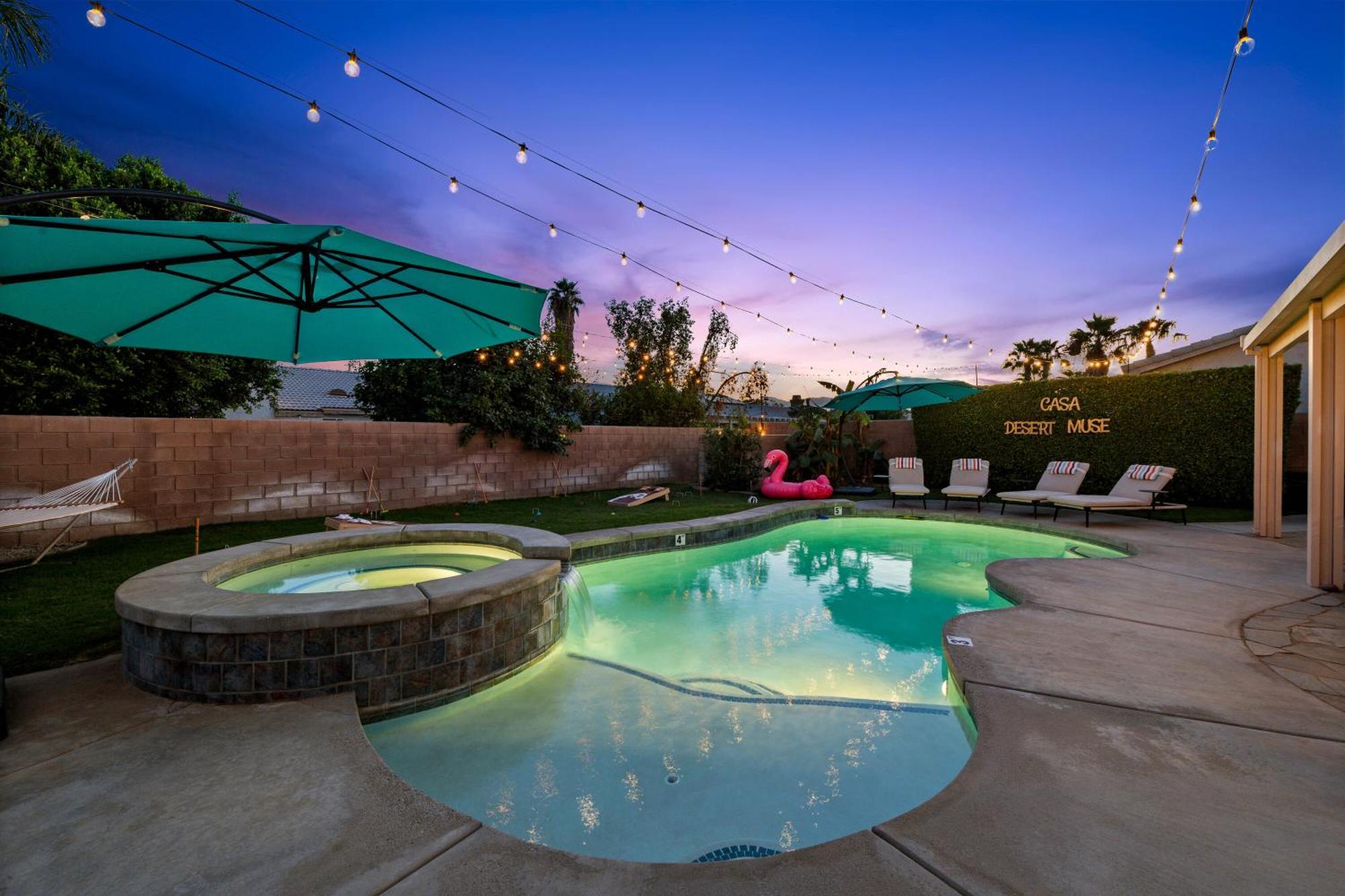 Casa Desert Muse With Heated Pool Spa Firepit Mini Golf And Games Индио Экстерьер фото