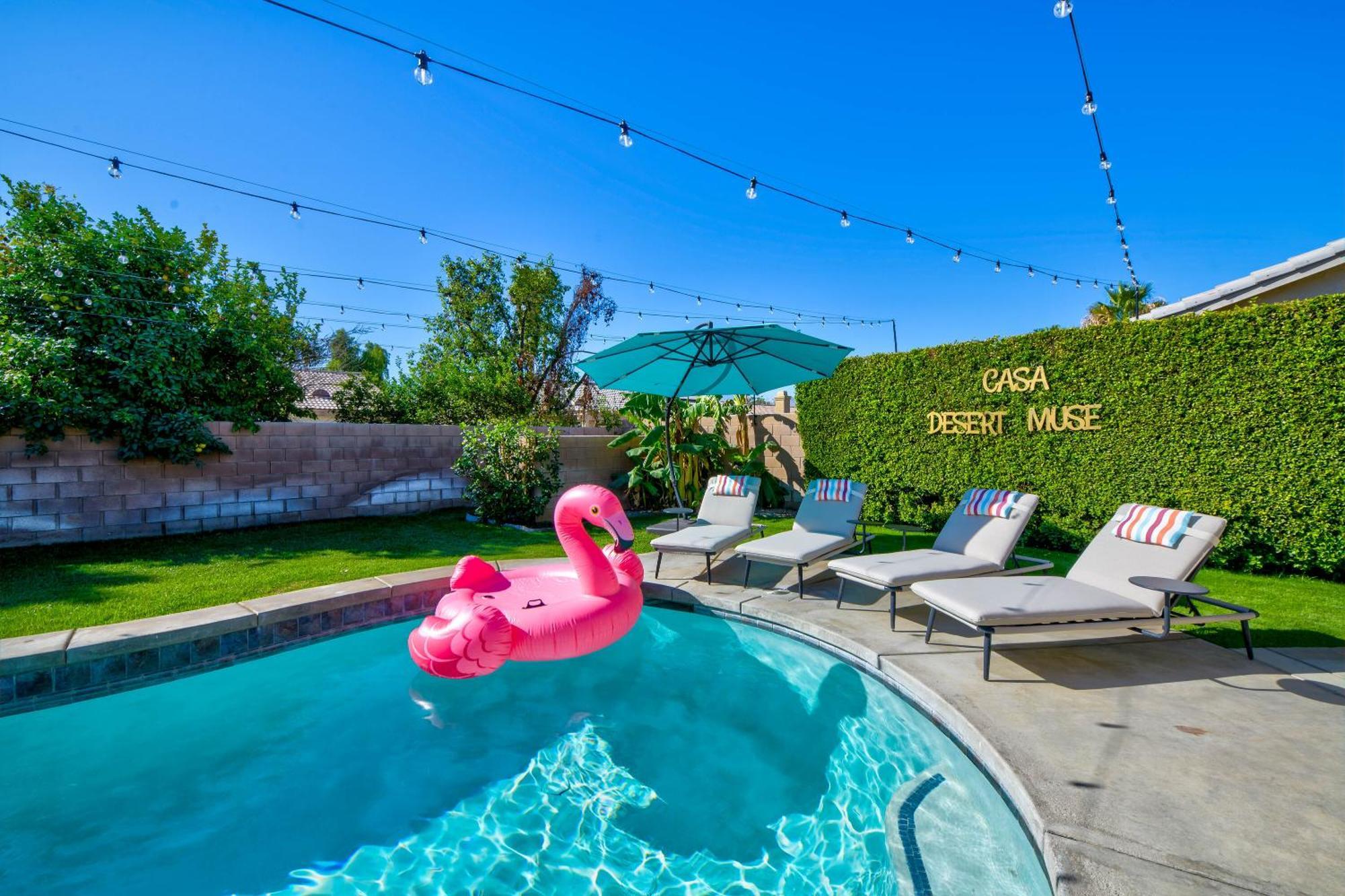 Casa Desert Muse With Heated Pool Spa Firepit Mini Golf And Games Индио Экстерьер фото